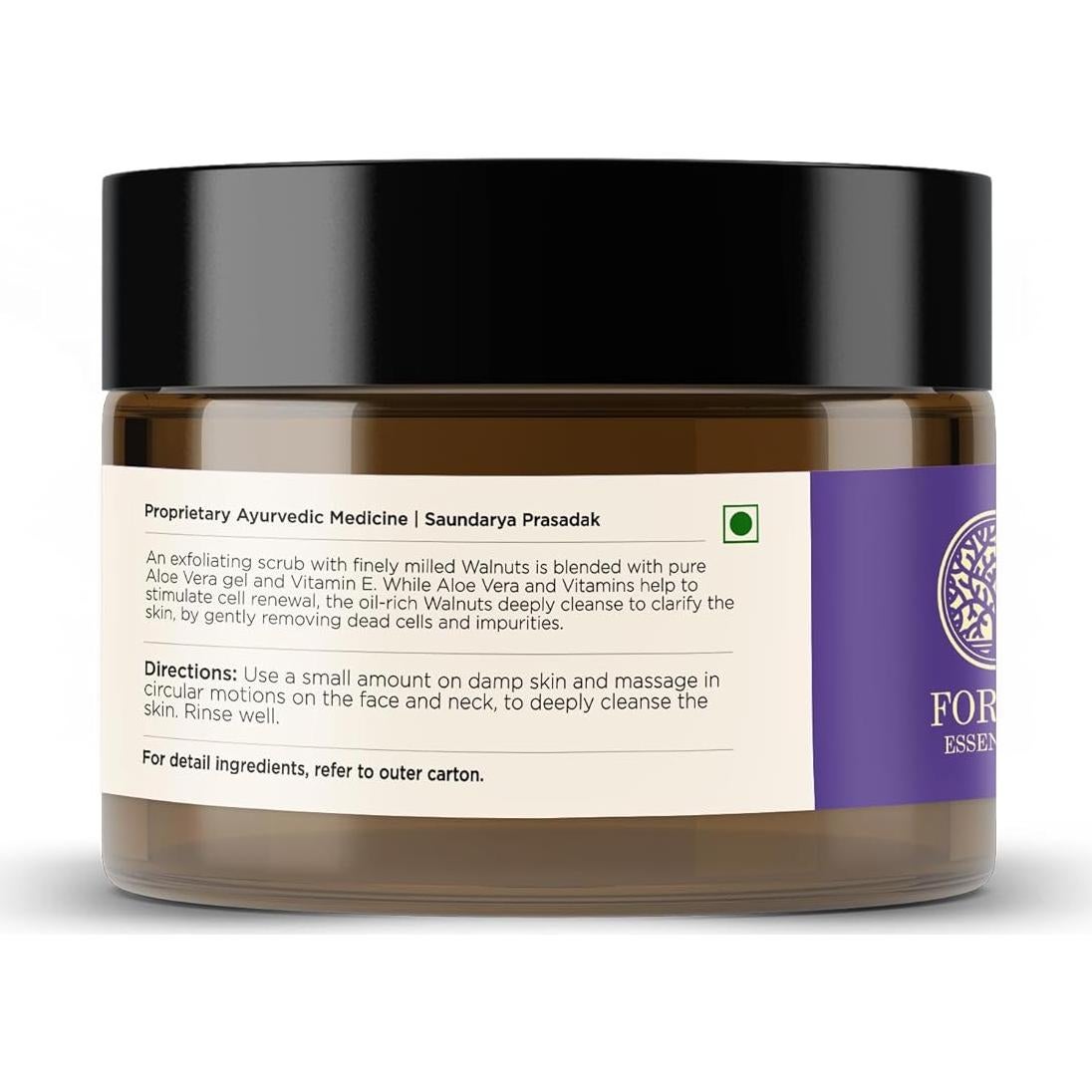 Exfoliante en gel Forest Essentials nuez de Cachemira 50g