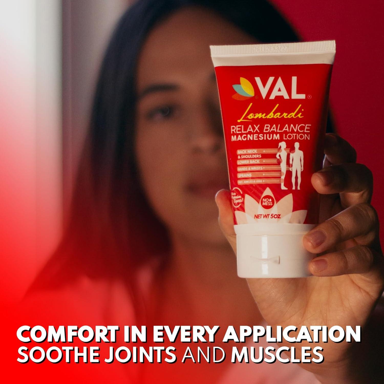 Loción de Magnesio VAL Lombardi 142g | Alivio Articulaciones y Músculos