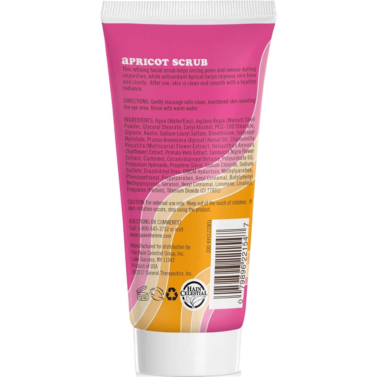 Exfoliante Facial Albaricoque Queen Helene 170 g x 6 Unidades