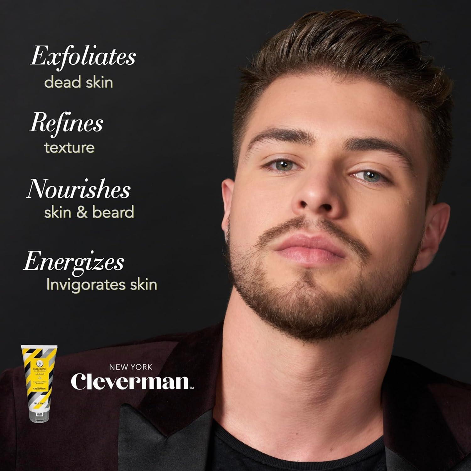Exfoliante Energizante Facial y de Barba Cleverman 100ml