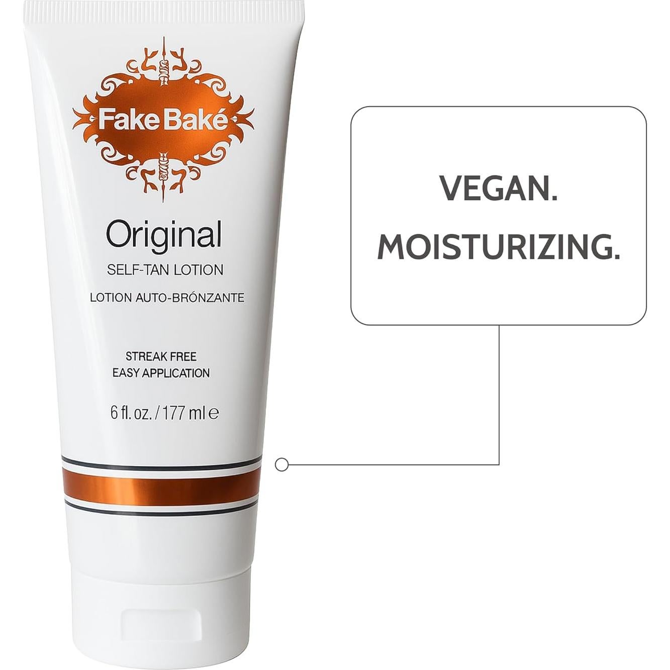 Fake Bake Loción Autobronceadora Natural 170 g - Sin Rayas