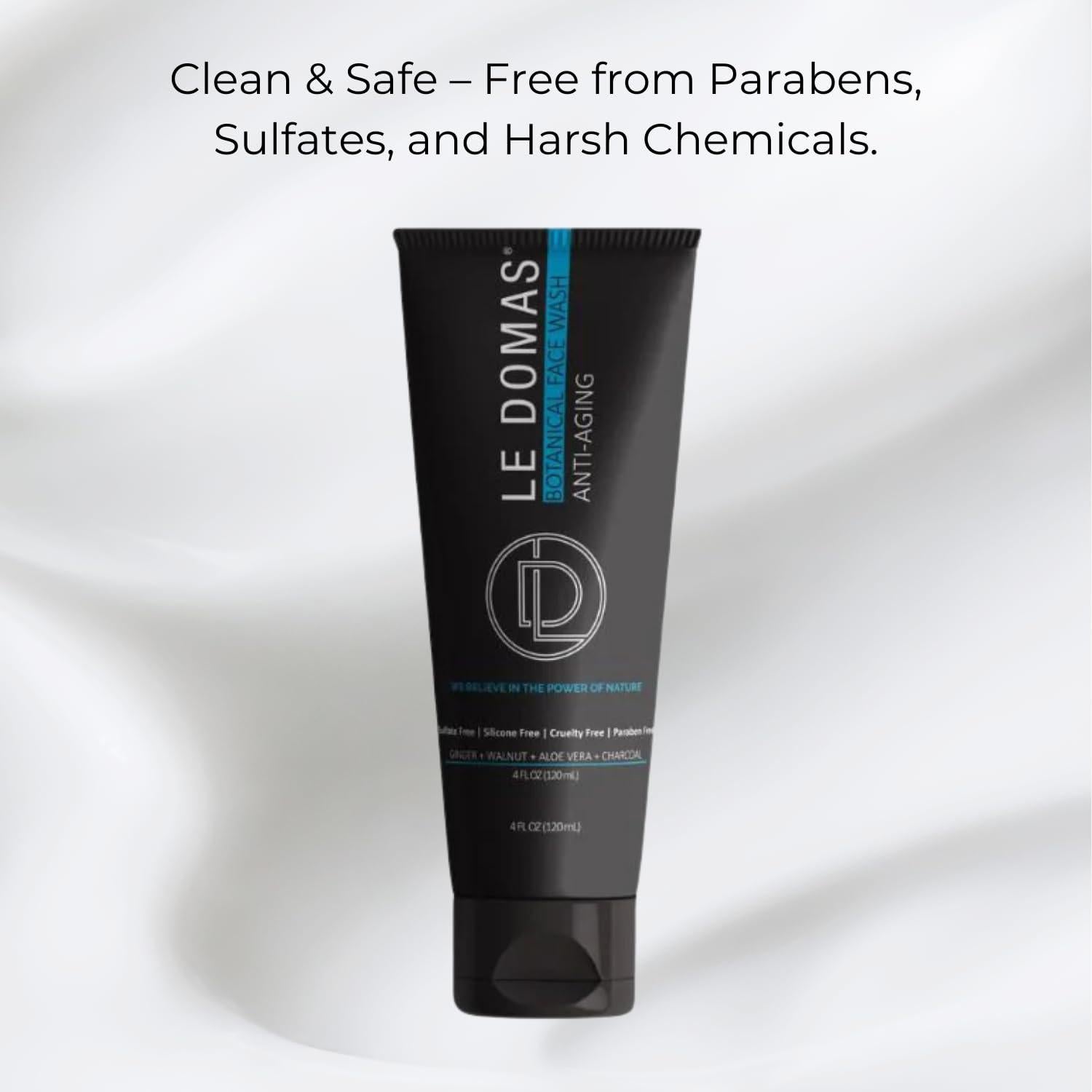 Limpiador Facial Botánico LEDOMAS 118 ml - Suave con Aloe y Té Verde