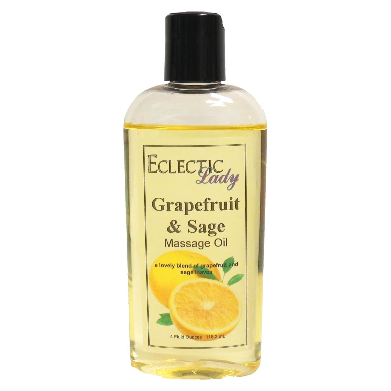 Aceite de Masaje Eclectic Lady Pomelo y Salvia 113 g