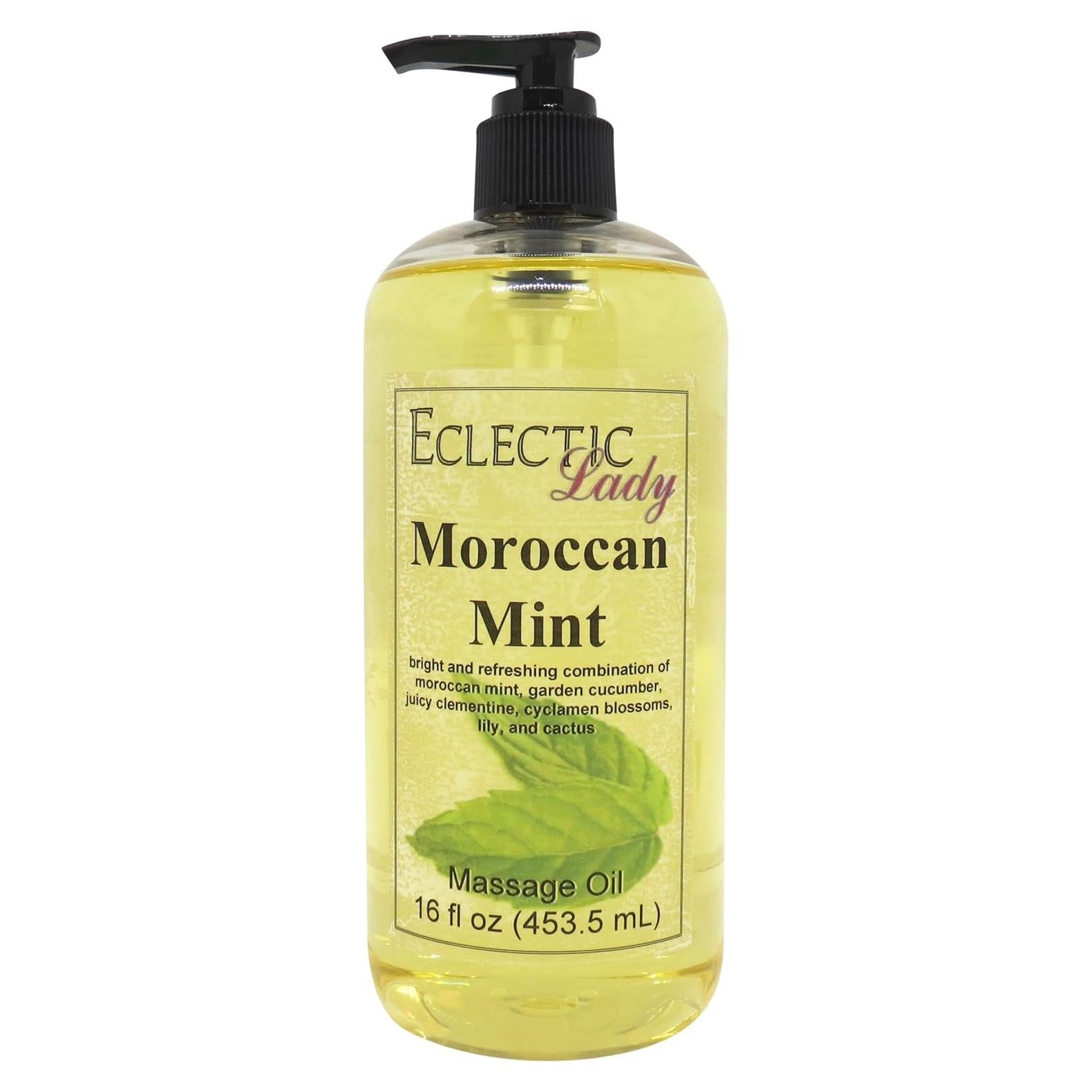 Aceite de Masaje de Menta Marroquí Eclectic Lady 473 ml