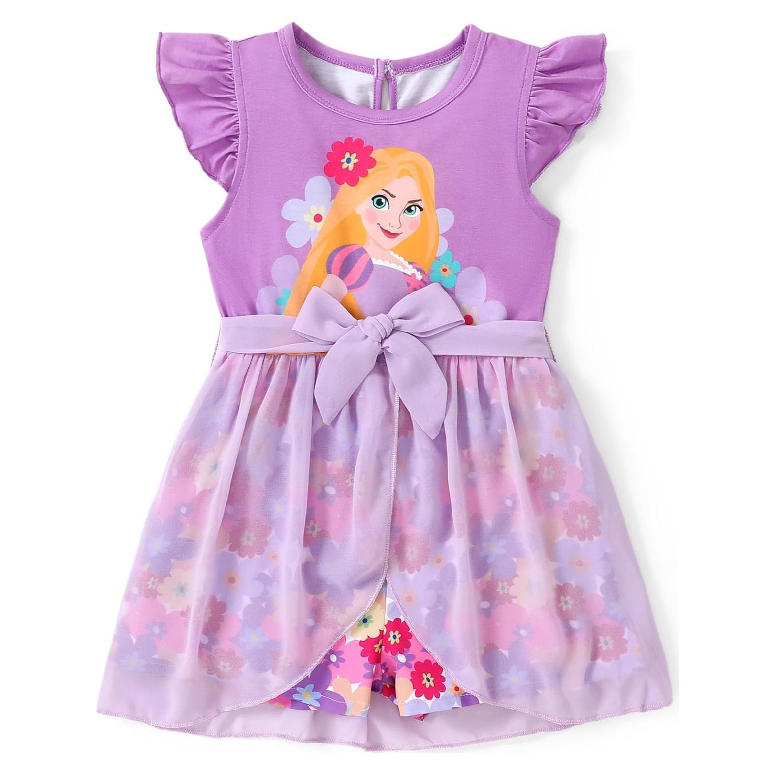 Mono Disney Princesa para Niña 2-8 Años Rapunzel Púrpura