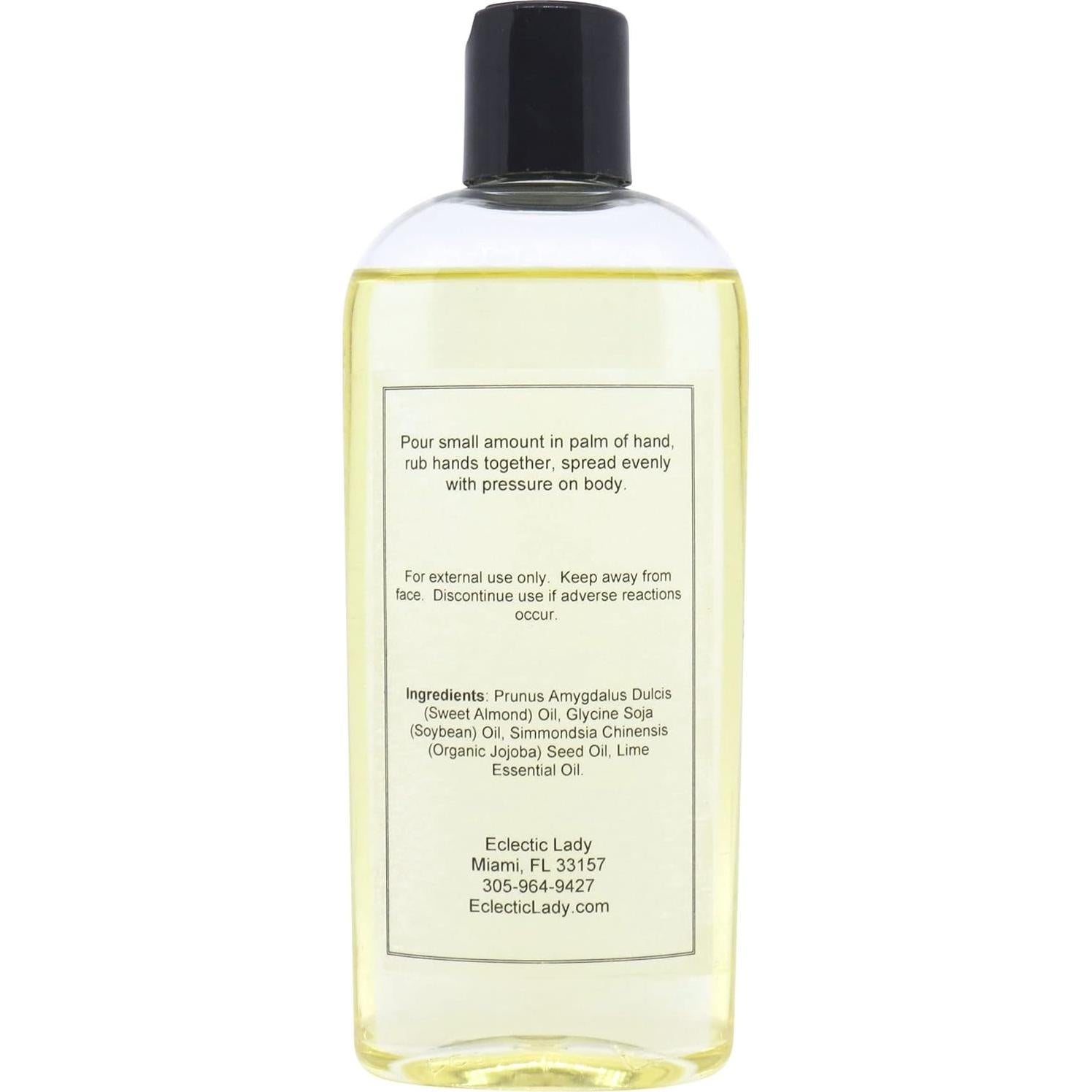 Aceite de Masaje Natural Eclectic Lady 226.8 g Aroma Lima