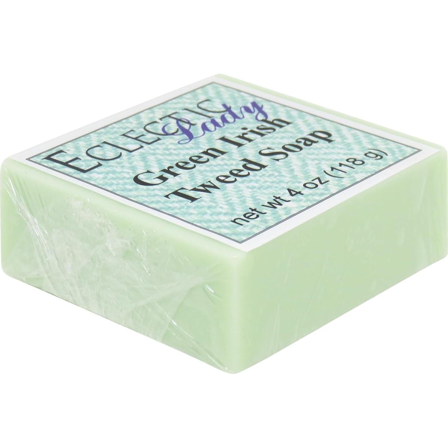 Jabón de Glicerina Eclectic Lady Green Irish Tweed 113 g