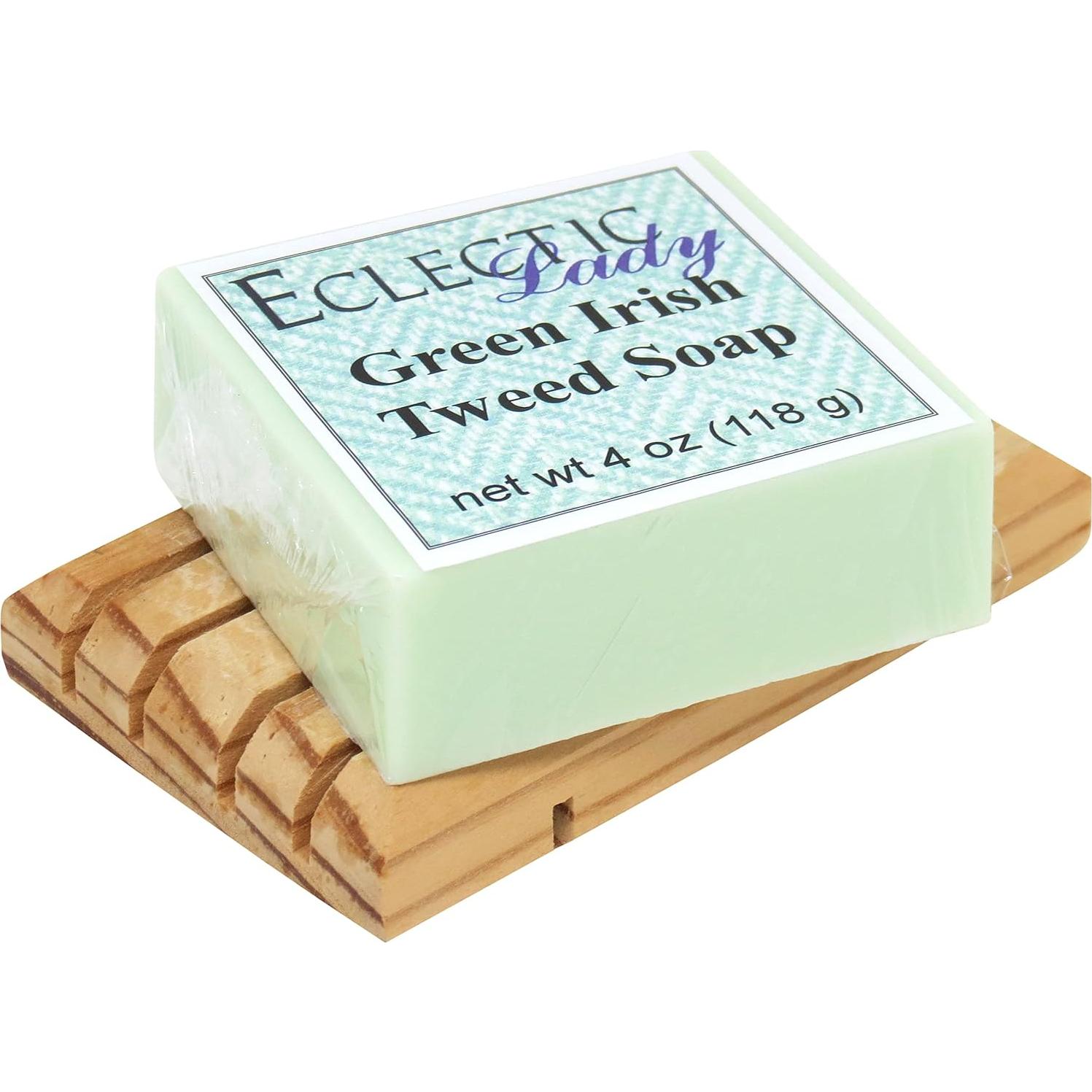 Jabón de Glicerina Eclectic Lady Green Irish Tweed 113 g