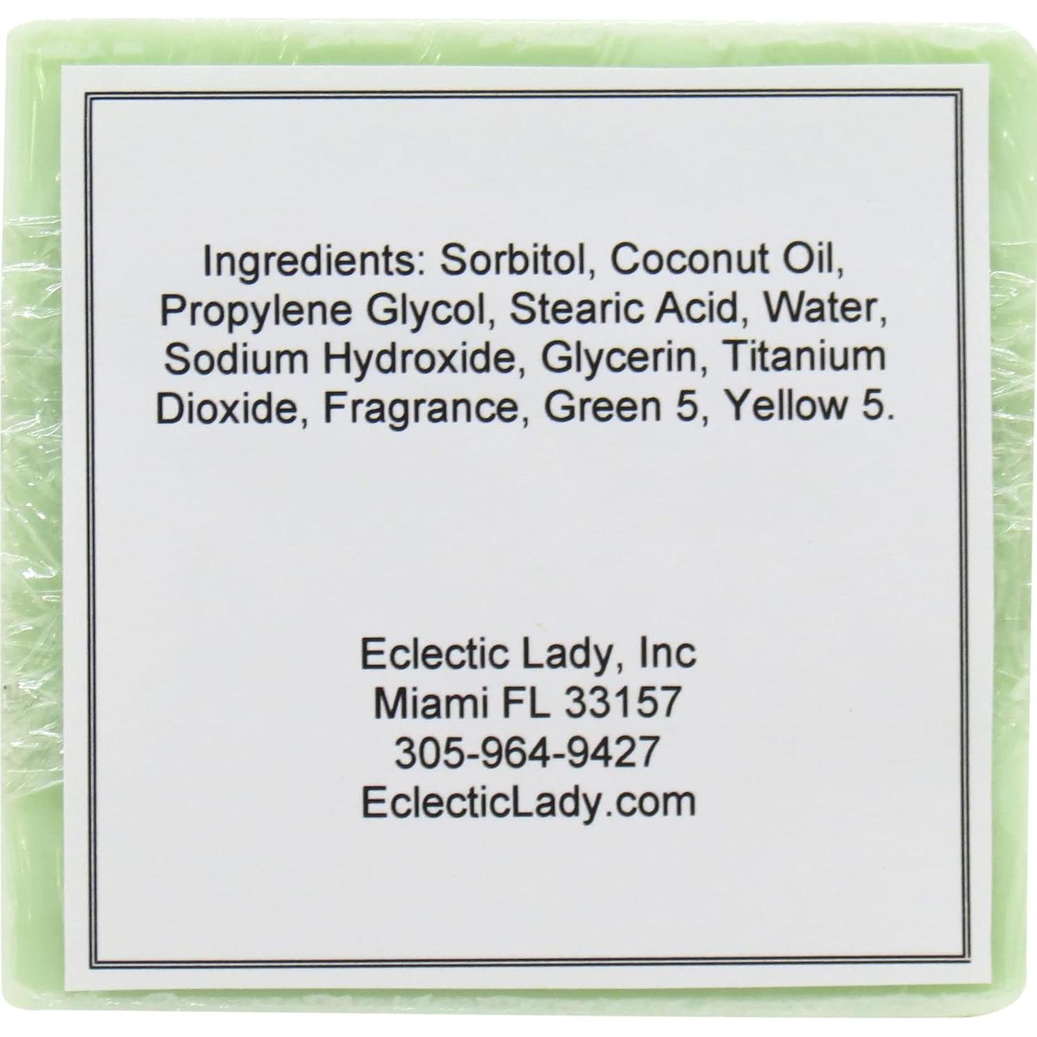 Jabón de Glicerina Eclectic Lady Green Irish Tweed 113 g