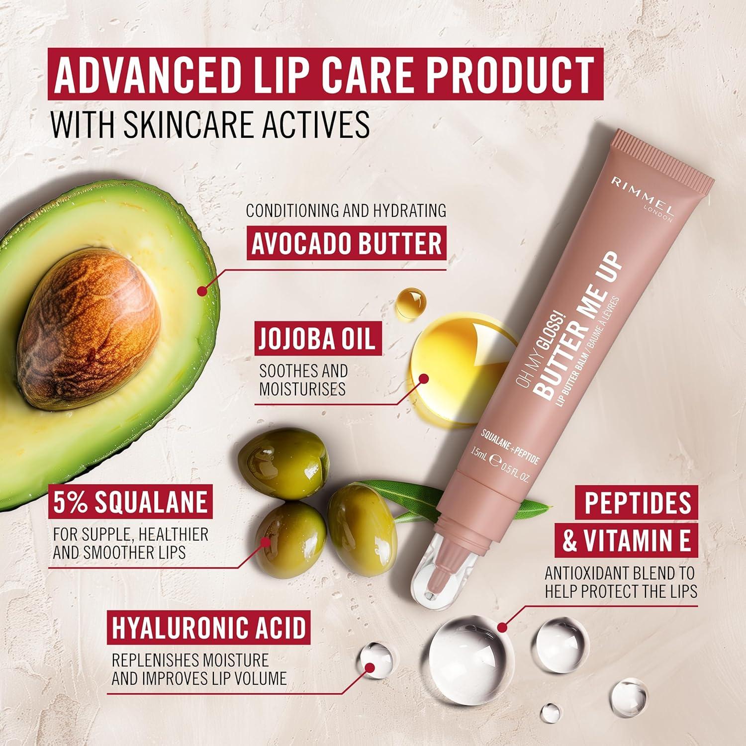 Bálsamo Labial Rimmel London Oh My Gloss 002 Latte Delight 20g