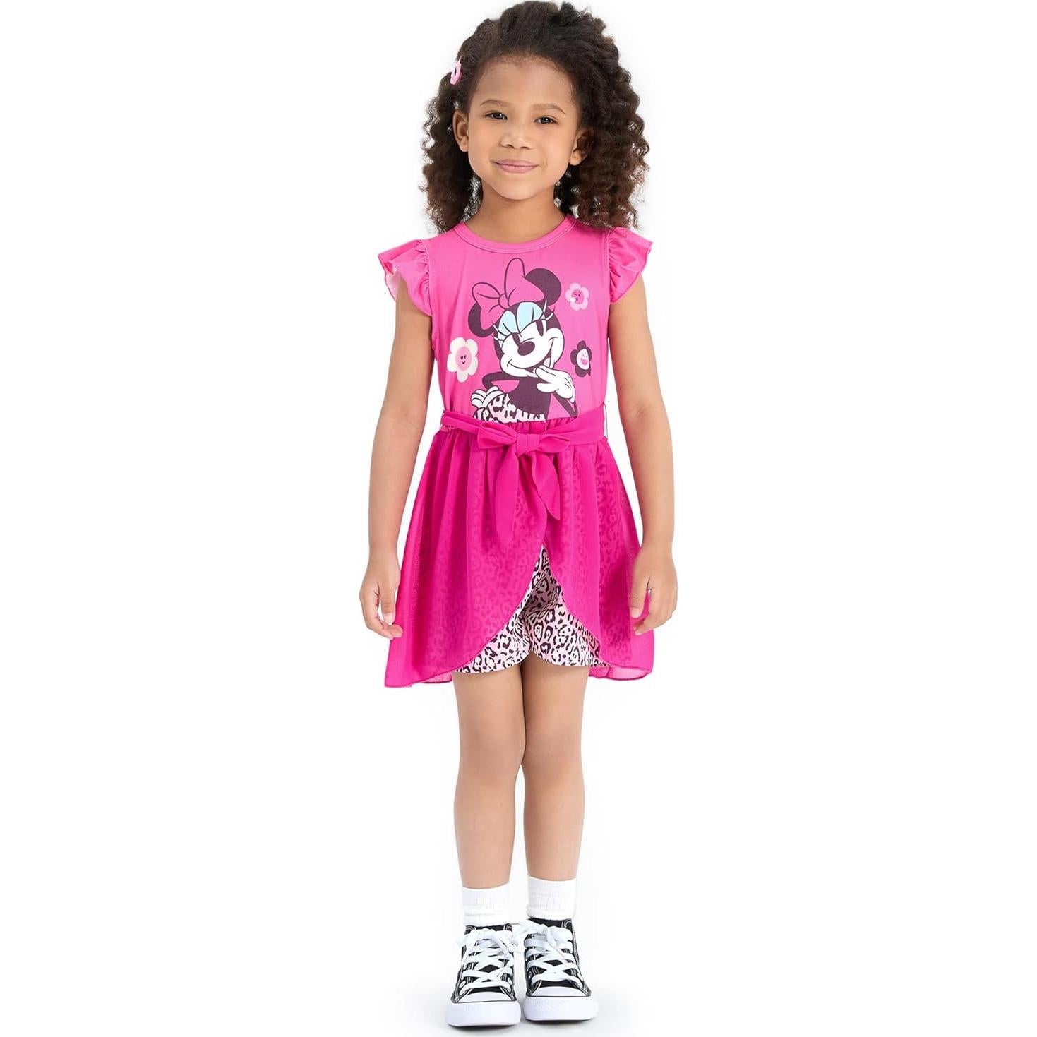 Mono Disney Princesa Minnie para Niña 5-6 Años Rosa Fucsia
