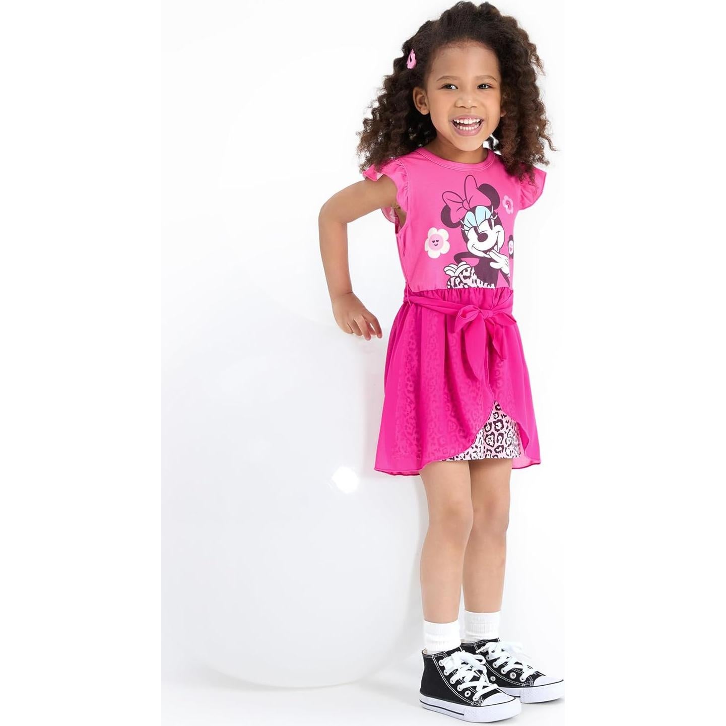 Mono Disney Princesa Minnie para Niña 5-6 Años Rosa Fucsia