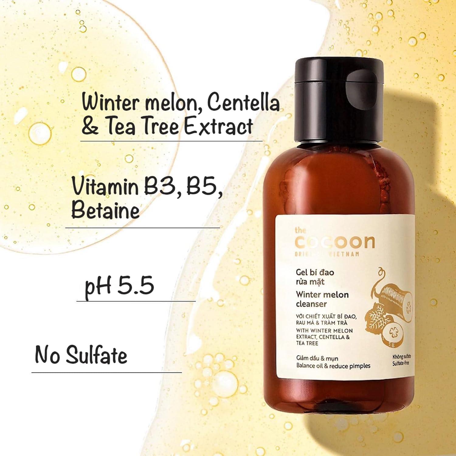 Limpiador en Gel Vegano Cocoon 140 ml - Melón de Invierno