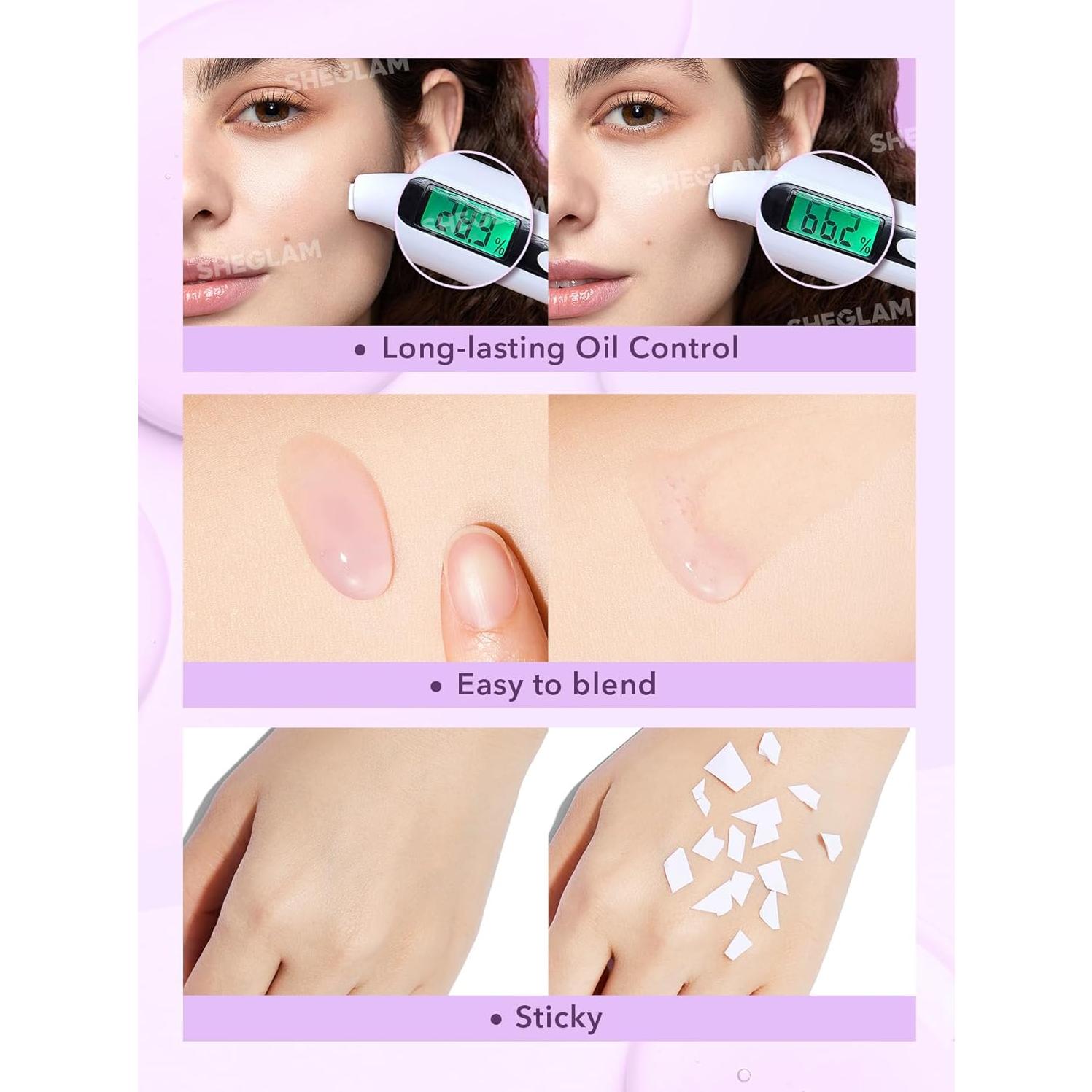 SHEGLAM Good Grip Primer Hidratante Gel 160g Arándano + AHA