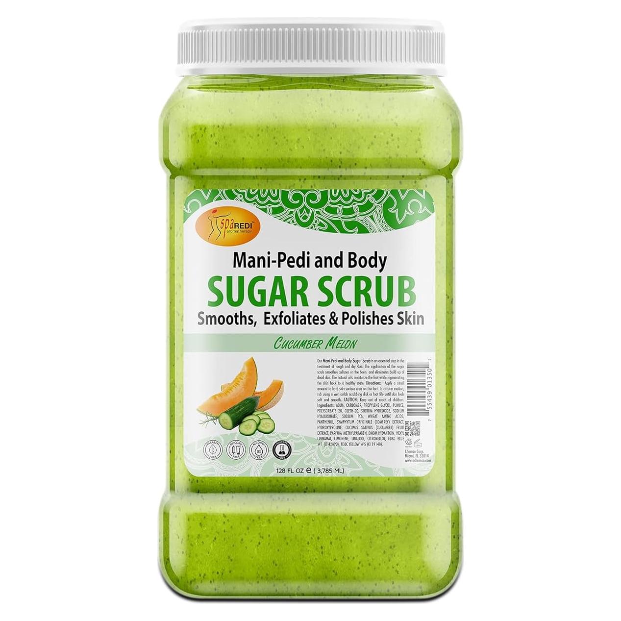 Exfoliante de Azúcar Spa Redi Melón de Pepino 3.78L