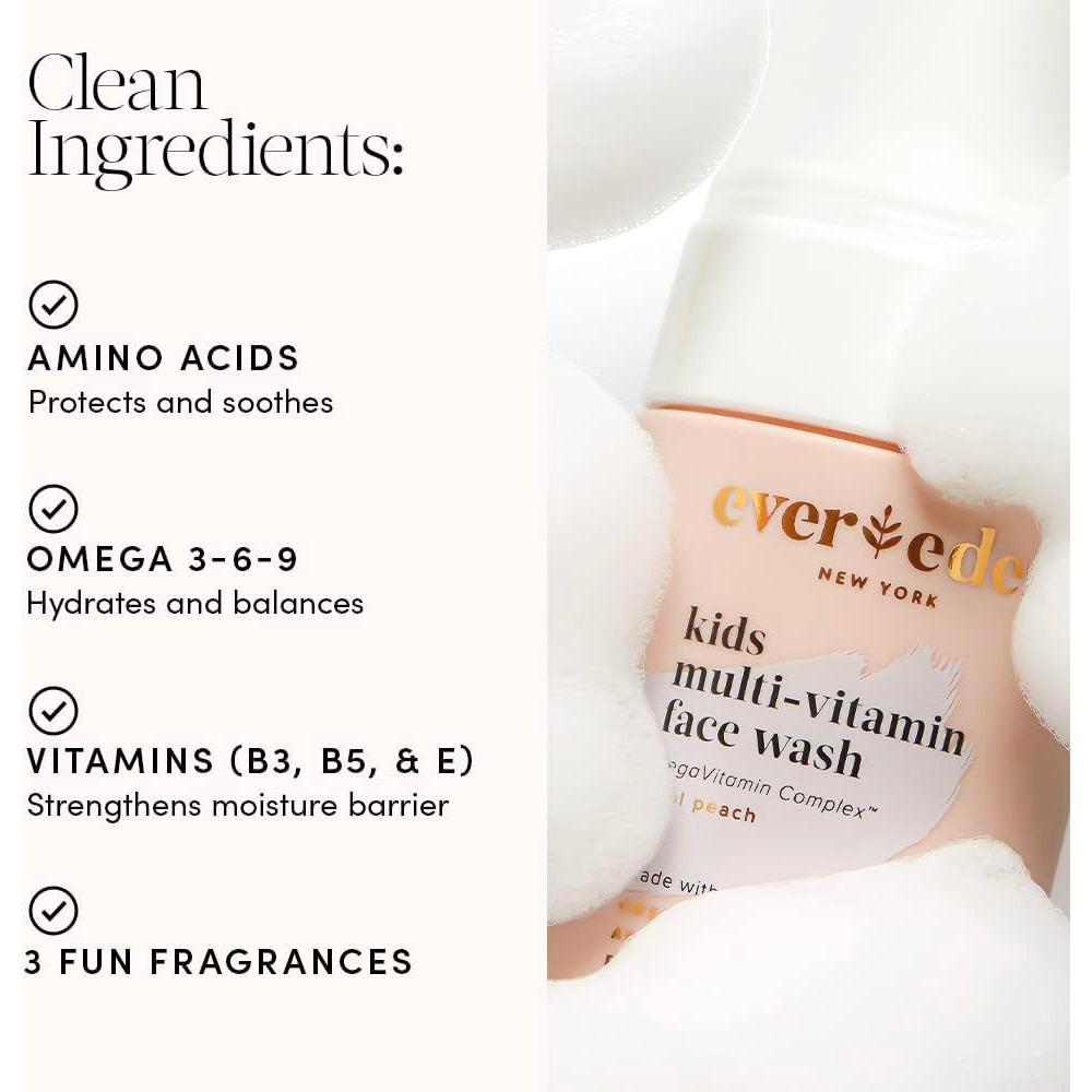 Jabón Facial y Bálsamo Labial Evereden Kids 48g y 3.7g