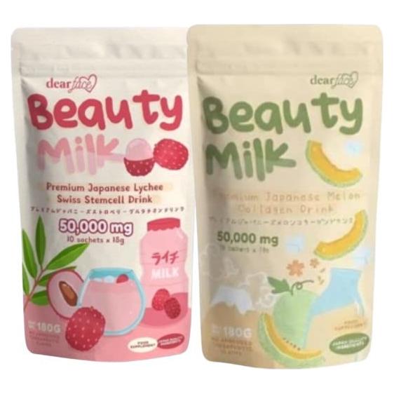 Leche de Belleza Dear Face Colágeno Japonés Melón 360g