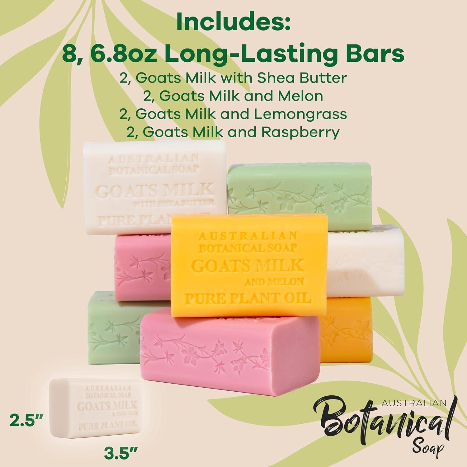 Jabón de Leche de Cabra Botánico Australiano - Multipack 192 g