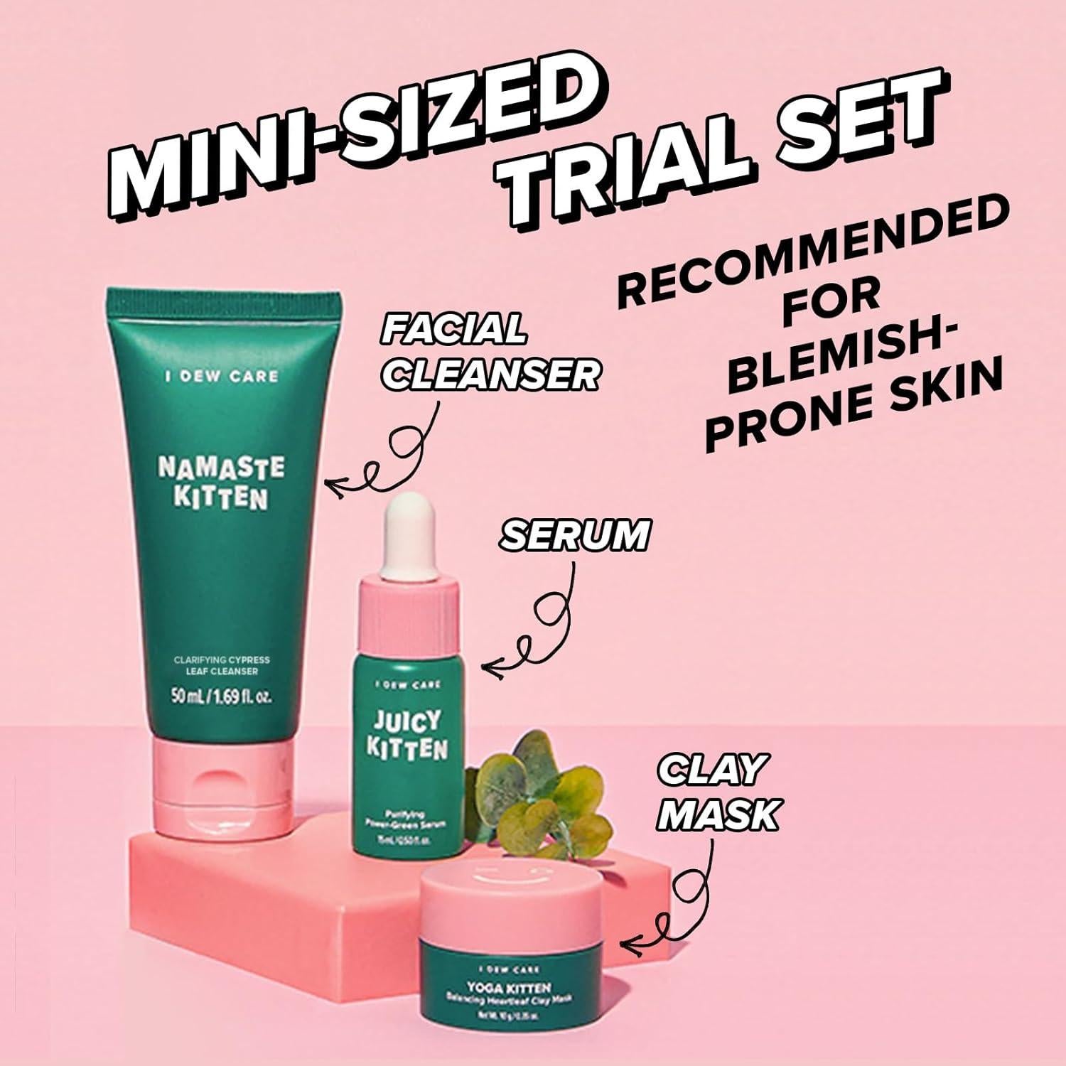 I DEW CARE Set de Cuidado Facial Kitten My Balance On - 3 Piezas
