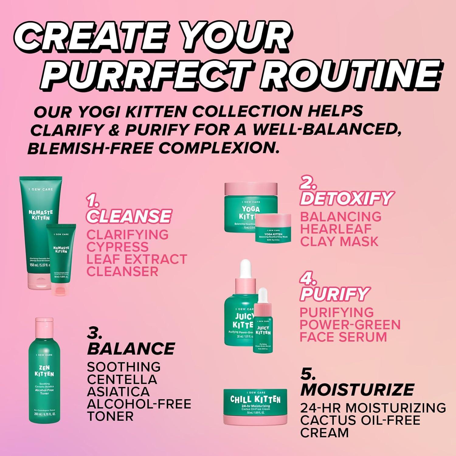 I DEW CARE Set de Cuidado Facial Kitten My Balance On - 3 Piezas