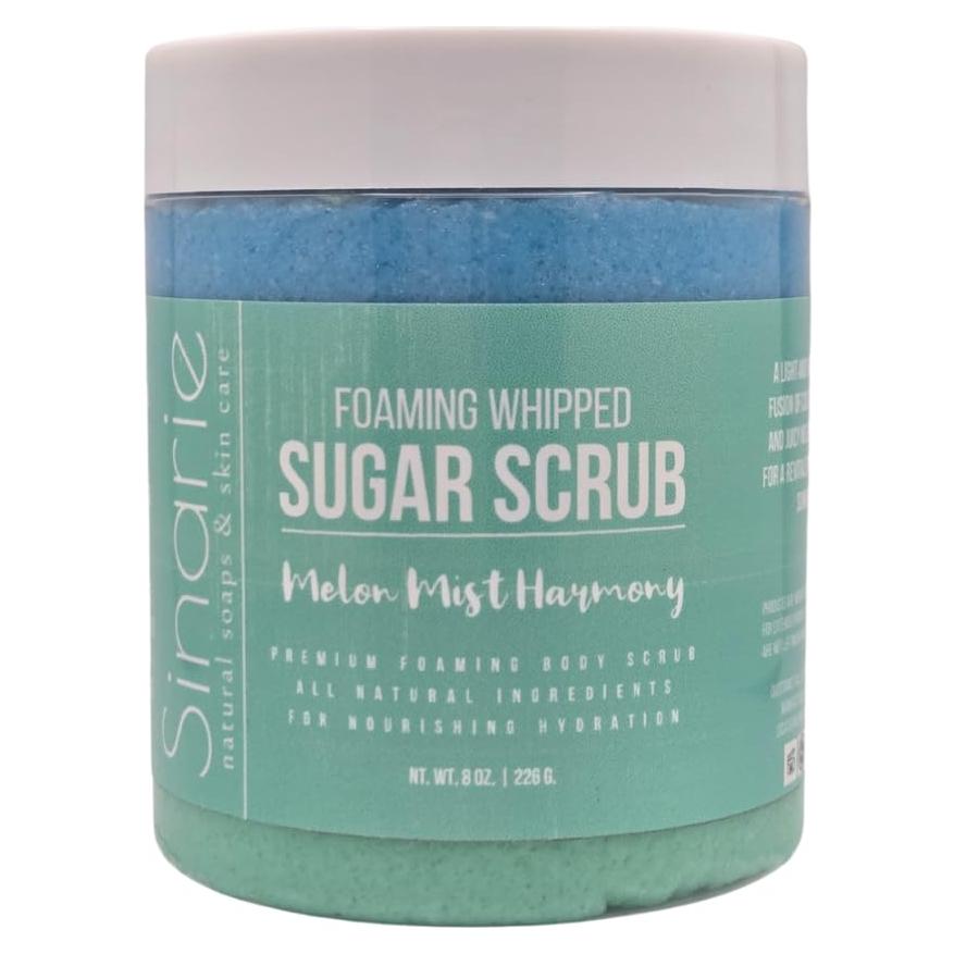 Exfoliante Espumoso de Azúcar Sinarie 227 g - Manteca de Mango y Coco