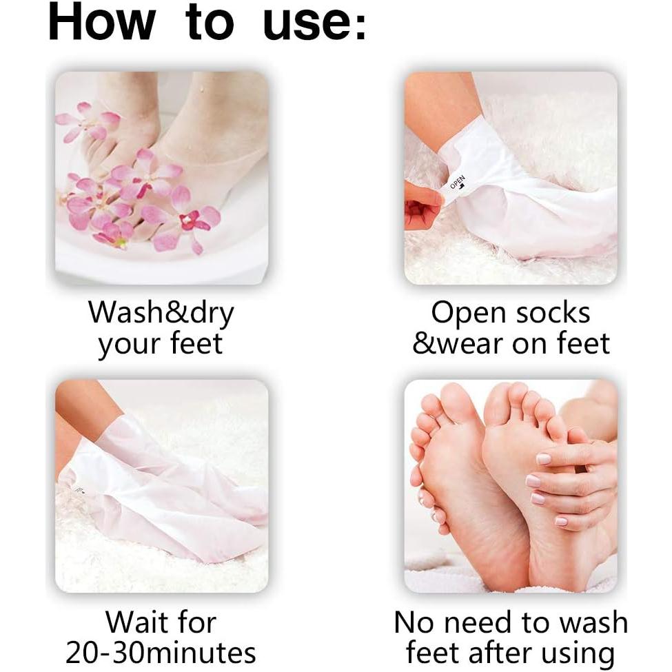 Mascarilla Nutritiva para Pies MOND'SUB Papaya 5 Piezas