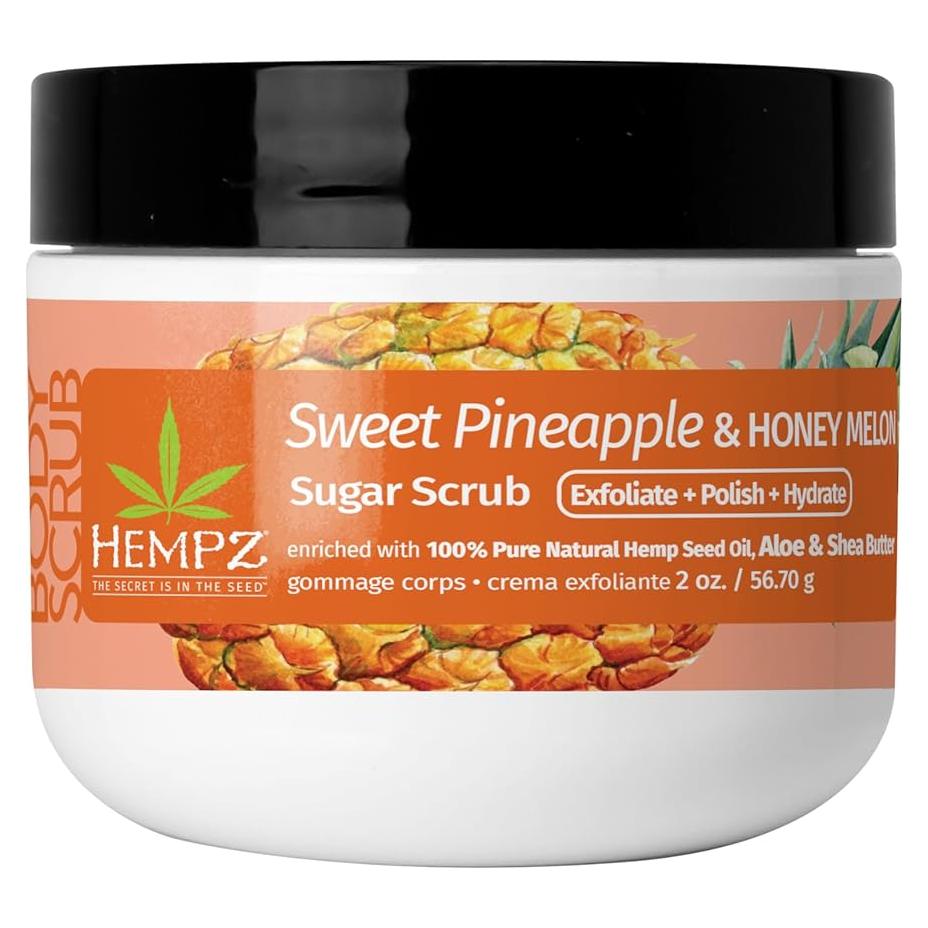 Exfoliante Corporal Hempz 56.7 g Piña Dulce y Melón de Miel