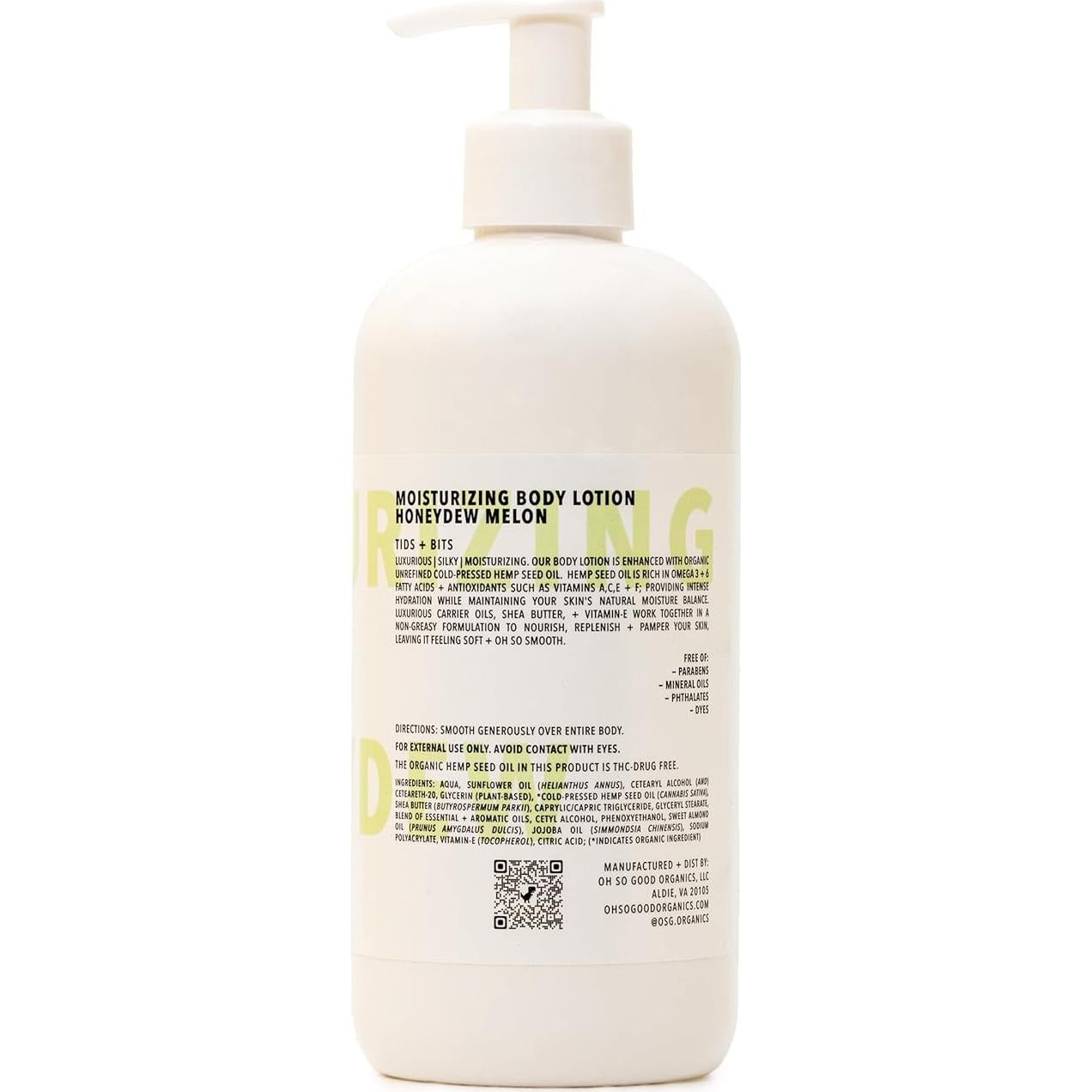 Loción Corporal Hidratante OH SO GOOD 473 ml Cáñamo Melón