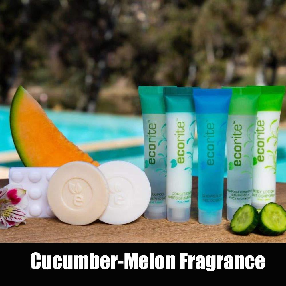 Gel de Ducha Biodegradable World Amenities 30 ml Pepino Melón