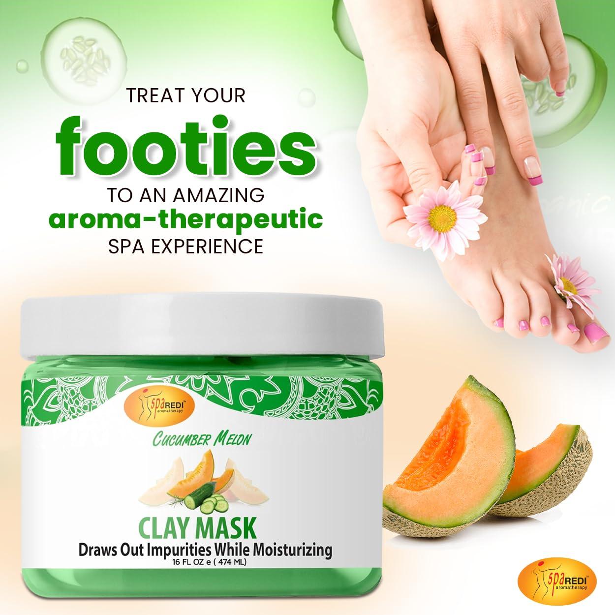 Mascarilla de Arcilla SPA REDI con Pepino y Melón 453.6 g