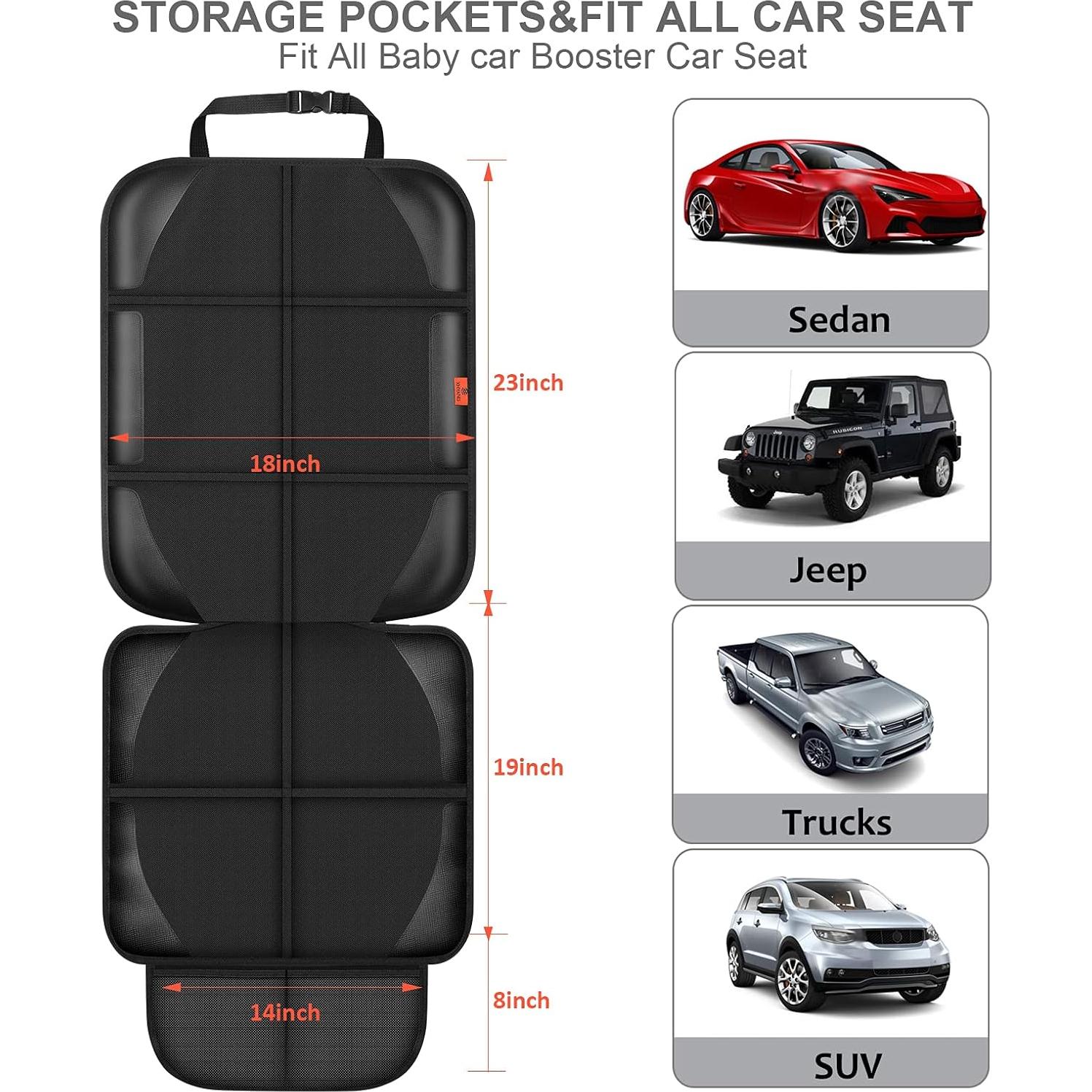 Protector de Asiento de Coche XHYANG Impermeable 2 Paquete