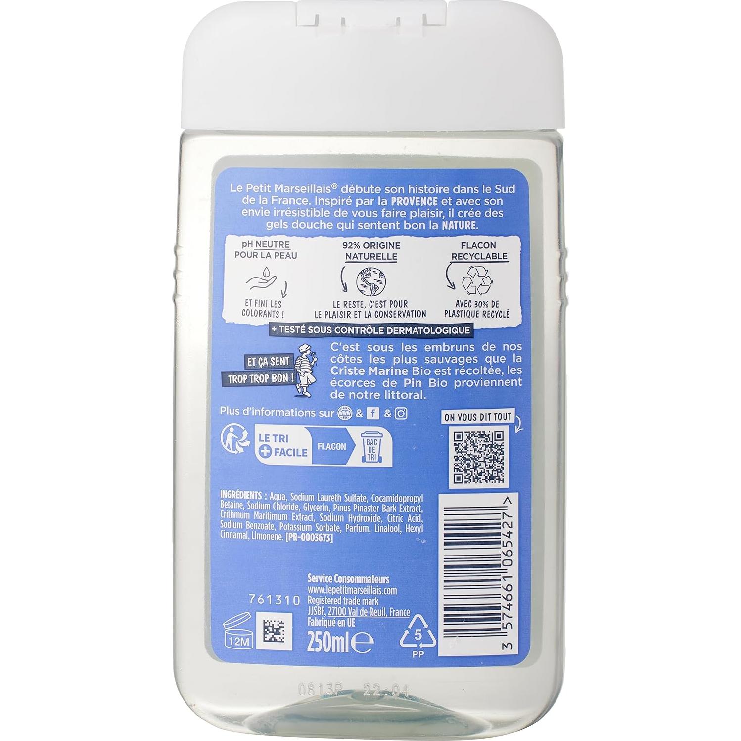 Gel de Ducha Le Petit Marseillais Hombres Pino 250 ml