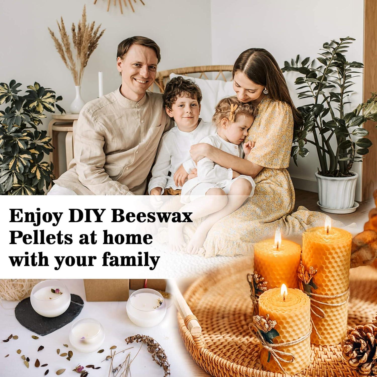 Pellets de Cera de Abeja Blanca Orgánica 428g WAX-Pe