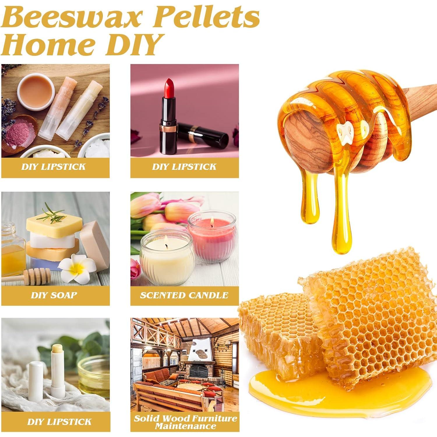 Pellets de Cera de Abeja 2.24kg DenCert para Velas y DIY