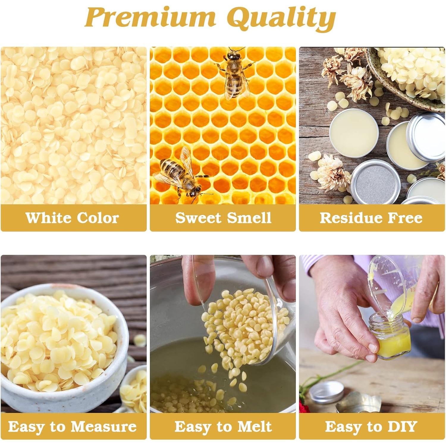 Pellets de Cera de Abeja 2.24kg DenCert para Velas y DIY