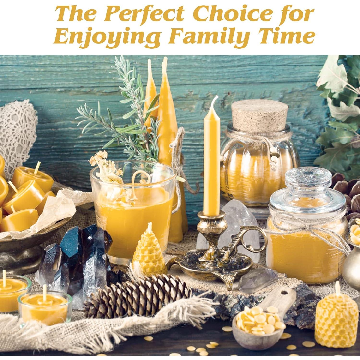 Pellets de Cera de Abeja 2.24kg DenCert para Velas y DIY