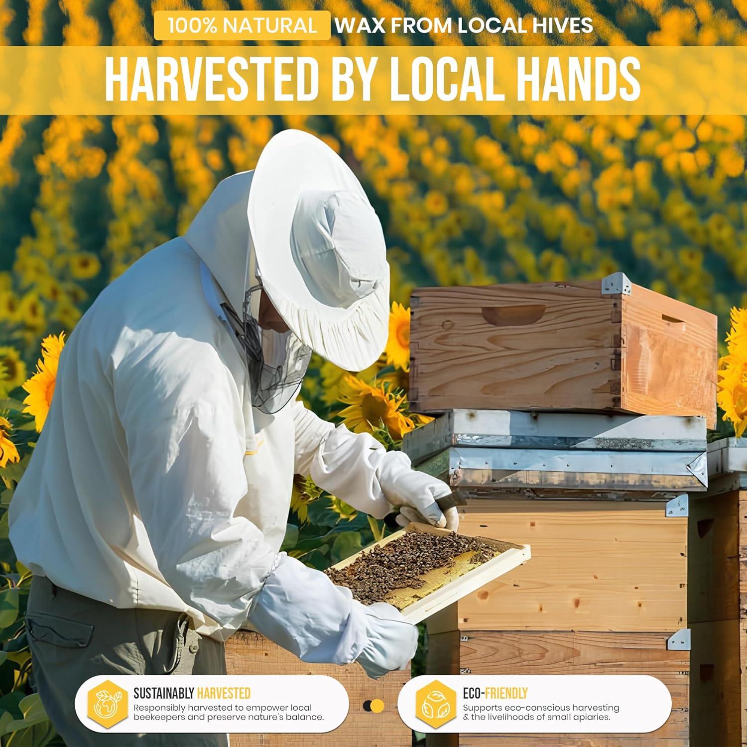 Cera de Abeja 100% Pura Browning's 0.45 kg - Grado Cosmético