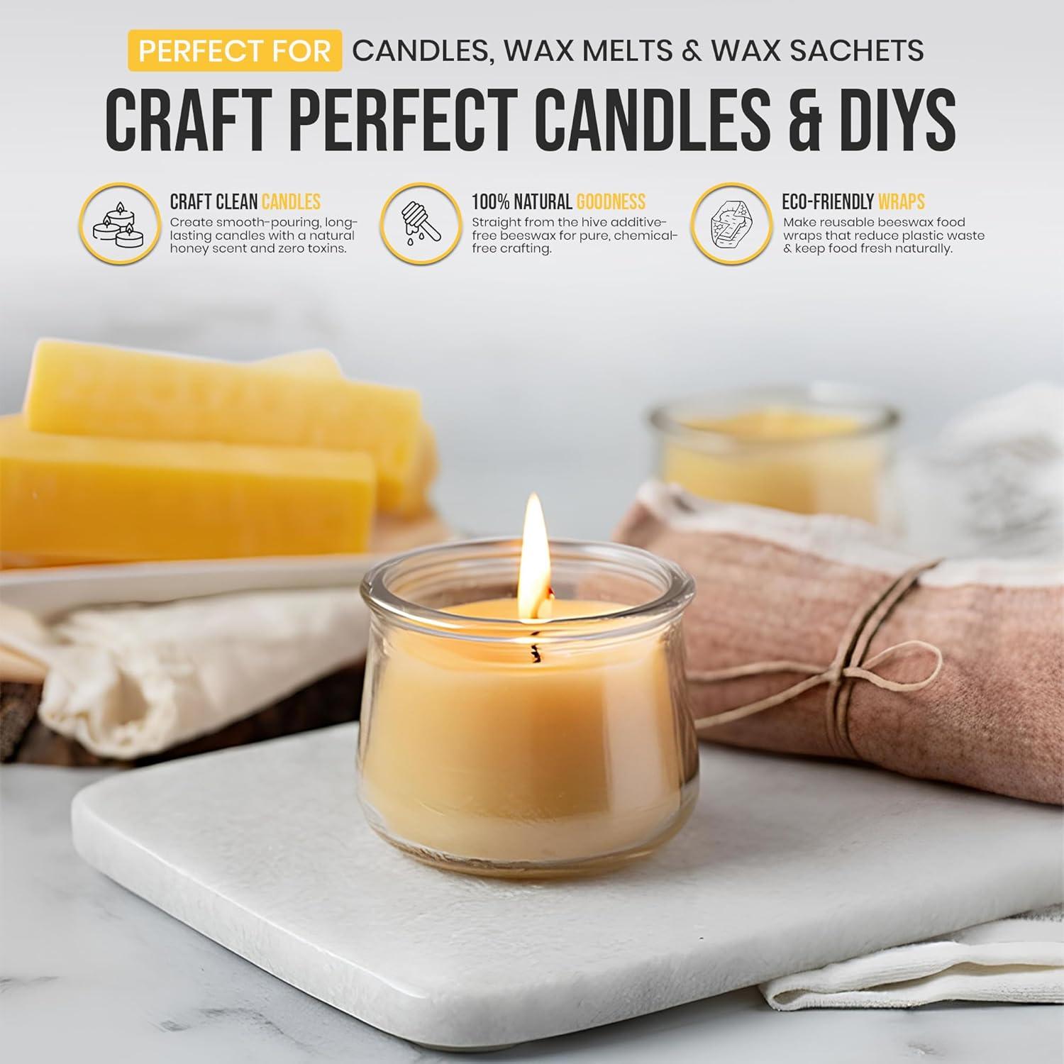 Cera de Abeja 100% Pura Browning's 0.45 kg - Grado Cosmético