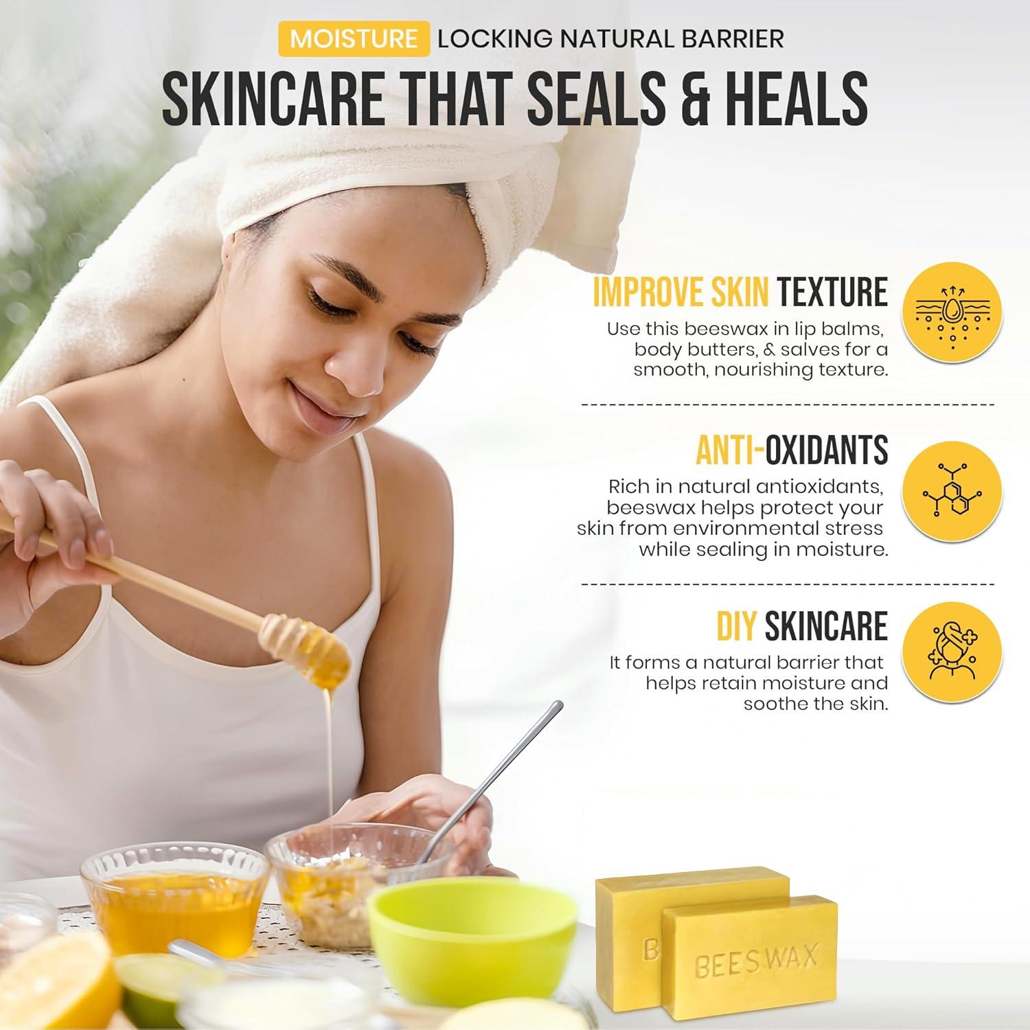 Cera de Abeja 100% Pura Browning's 0.45 kg - Grado Cosmético