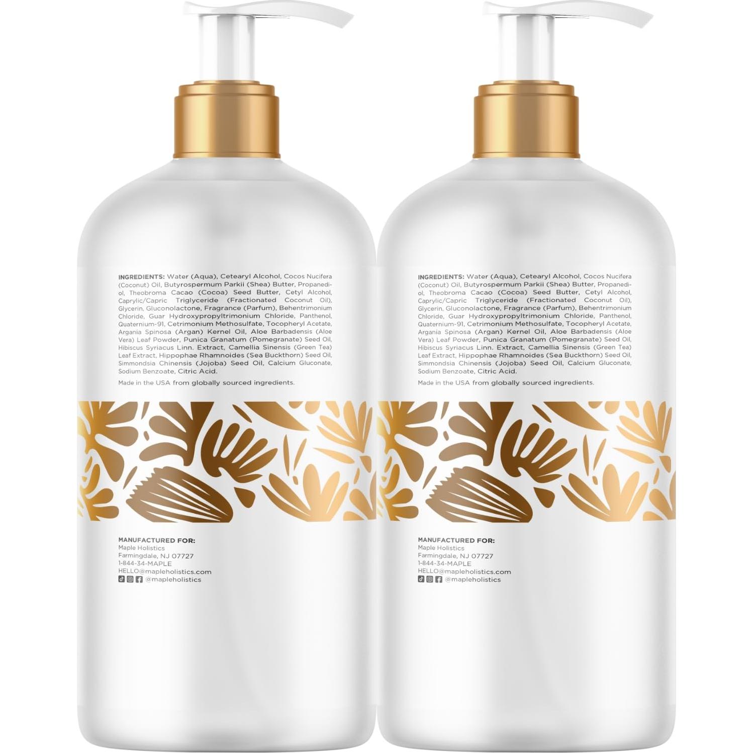 Loción Corporal Hidratante para Mujeres Maple Holistics 358g