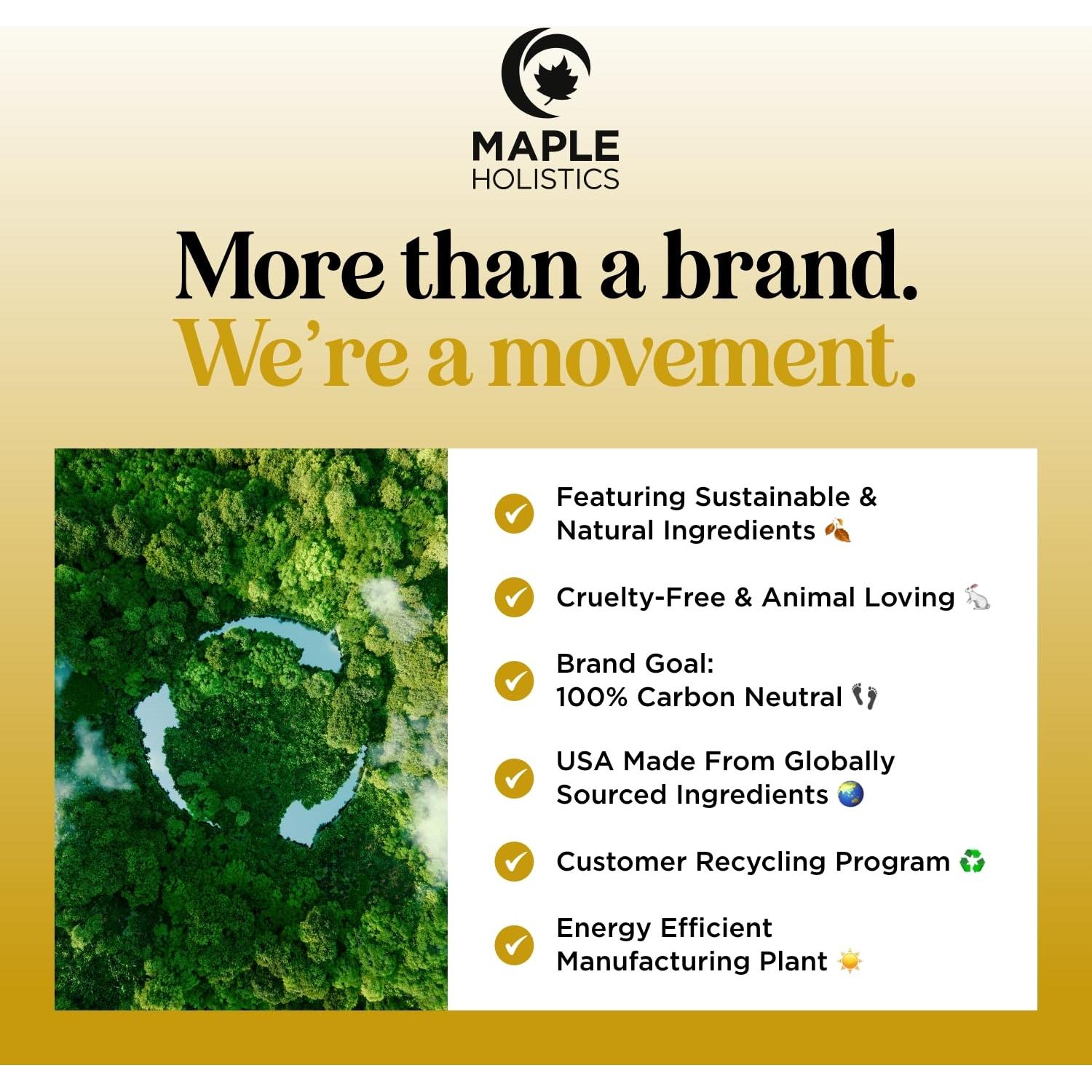 Loción Corporal Hidratante para Mujeres Maple Holistics 358g