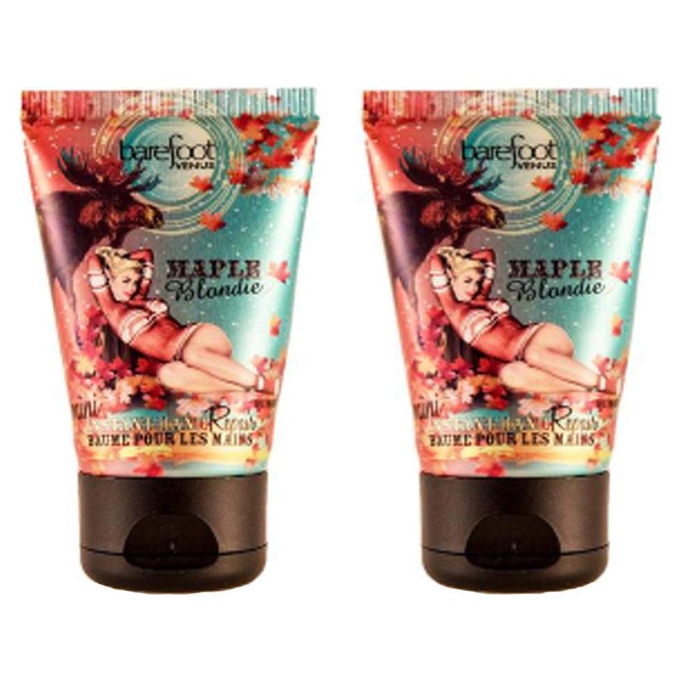Crema Reparadora para Manos Barefoot Venus Maple Blondie - 2x28g