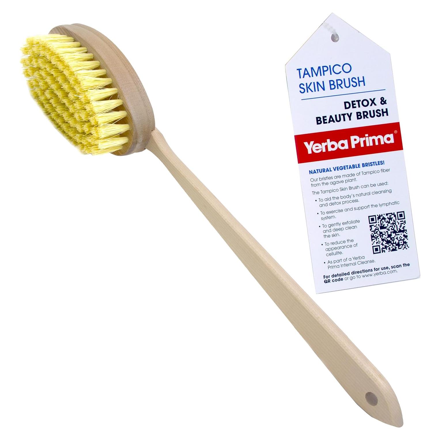 Cepillo de Piel Tampico Yerba Prima - Exfoliación y Circulación