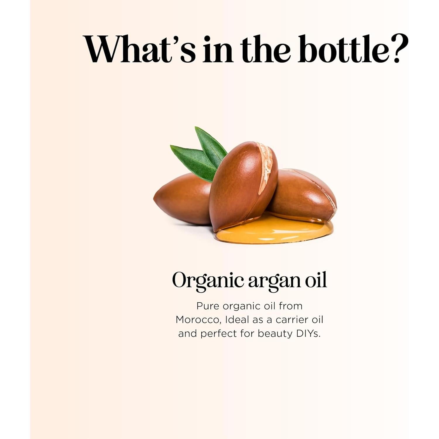 Aceite de Argán Orgánico Maple Holistics 118 ml - Hidratante Piel y Cabello