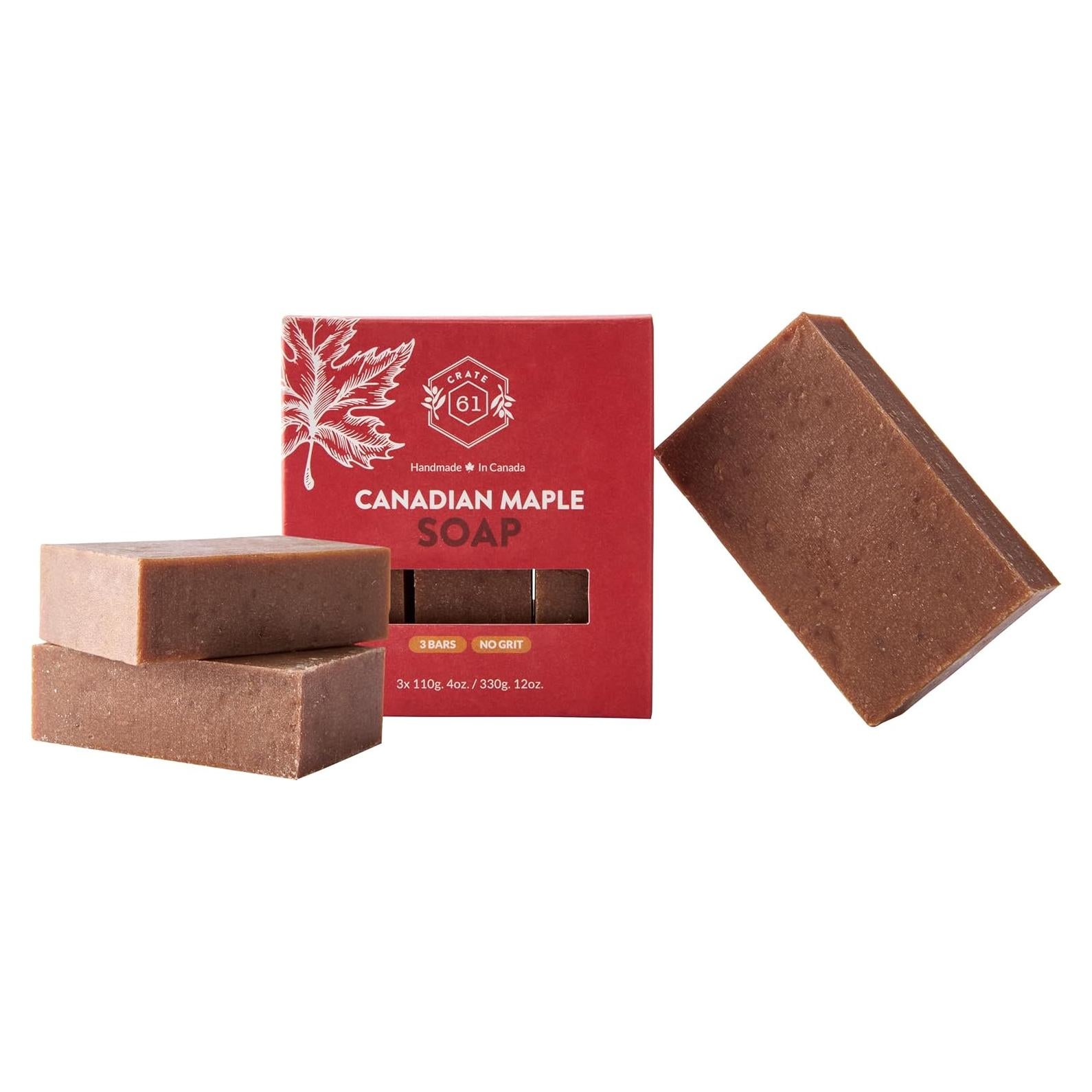 Jabón Natural Crate 61 Arce Canadiense 340g Hecho a Mano