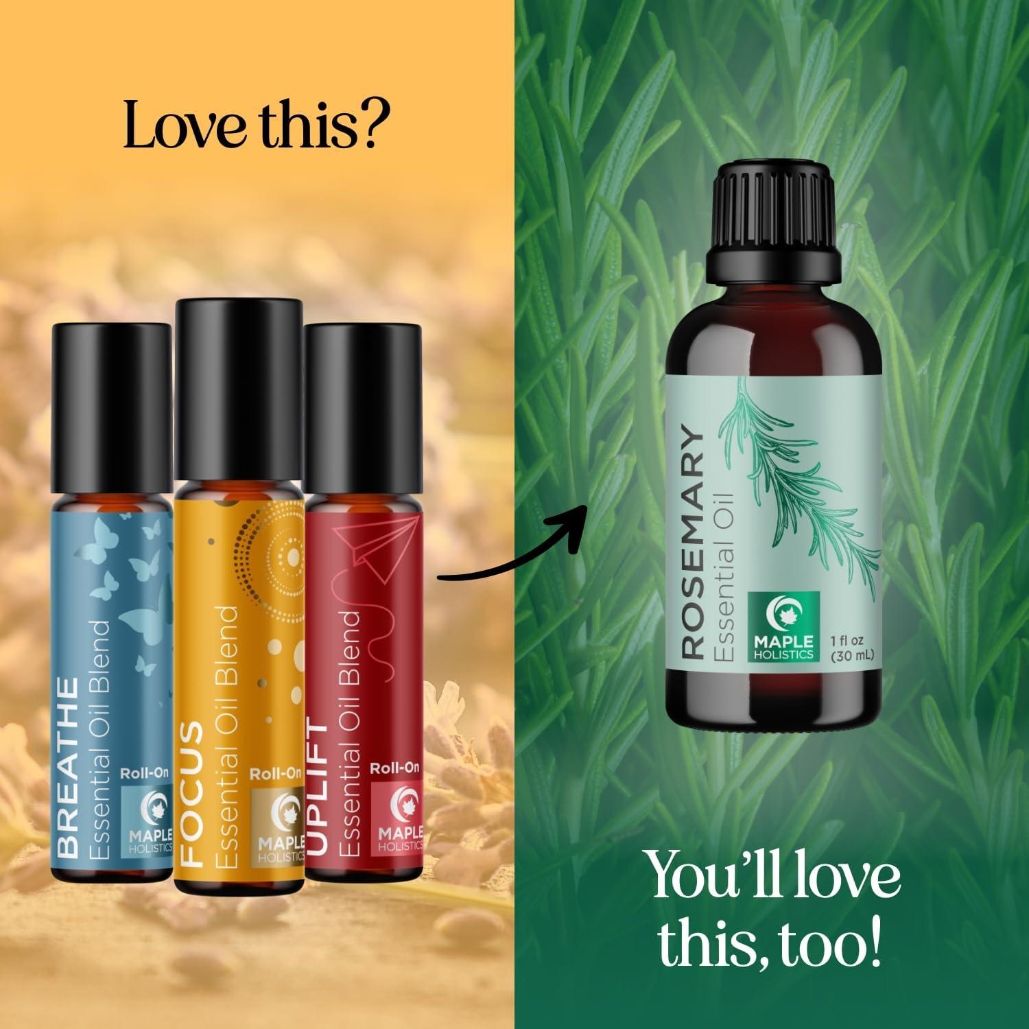 Set de Aceites Esenciales Roll-On Maple Holistics 3x9.8ml