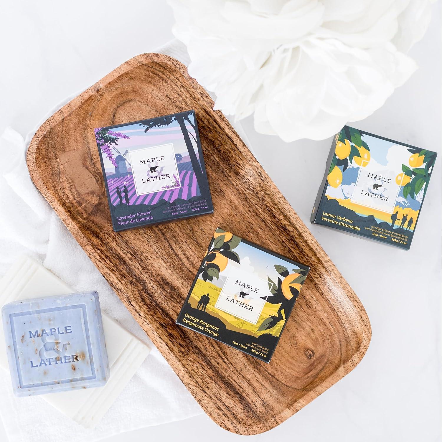 Jabón en Barra Maple & Lather Cedro Alpino 209g - Francés