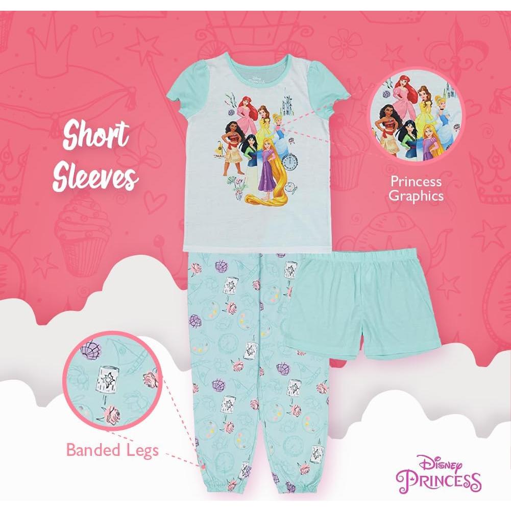 Pijamas Disney Niñas 5 Piezas Suaves y Bonitos
