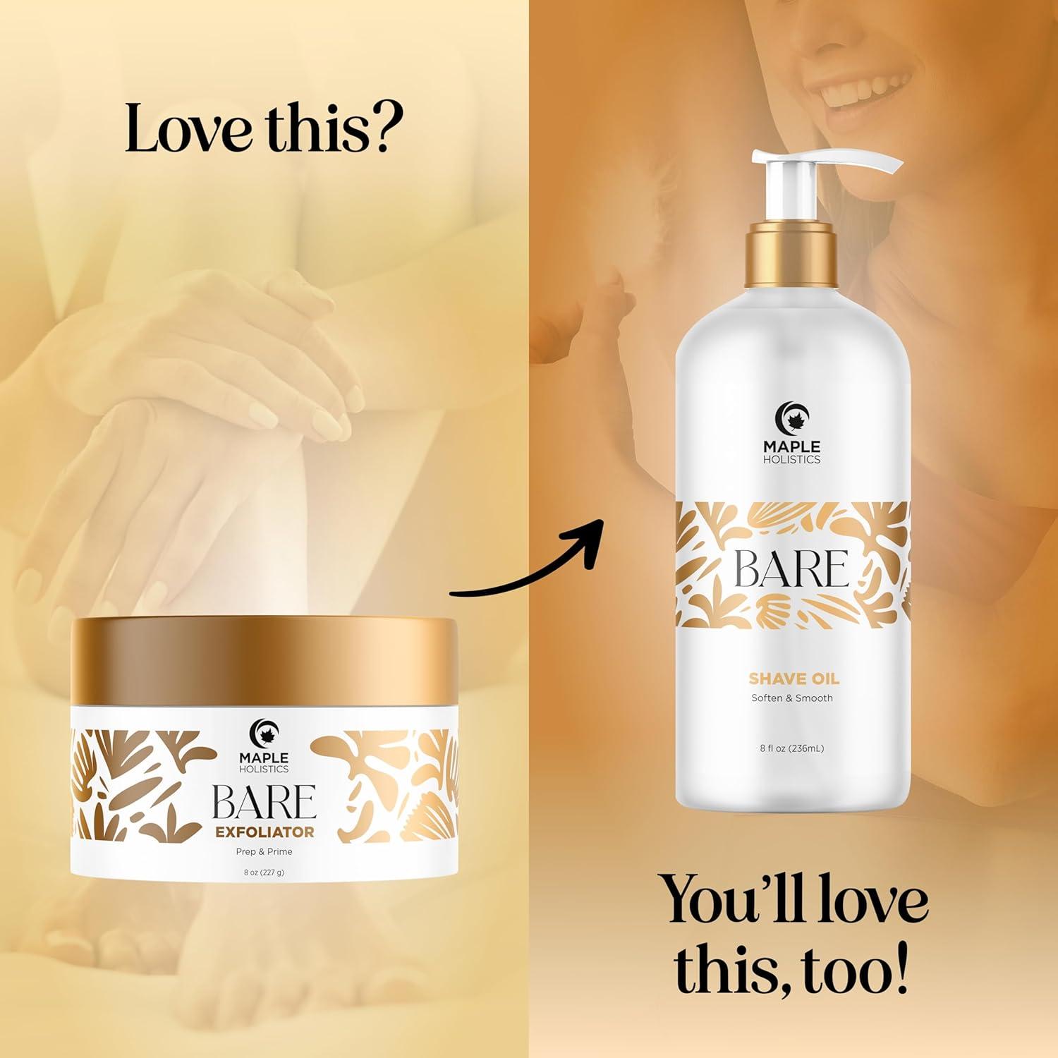 Exfoliante Pre Afeitado Maple Holistics 289g - Vello Encarnado