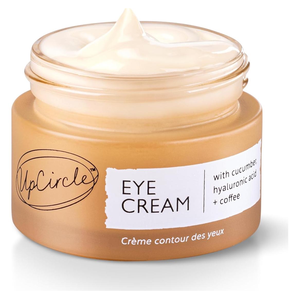 Crema para Ojos UpCircle 14.79ml con Café y Ácido Hialurónico
